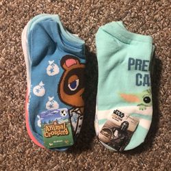 Animal Crossing Mandalorian The Child Star Wars Ankle Socks