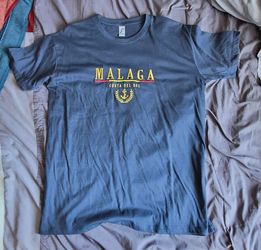 SOL'S Regent Vintage Style Malaga Costa Del Sol Spain T-Shirt Men's L