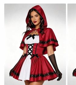 Red riding hood XL women Halloween costume