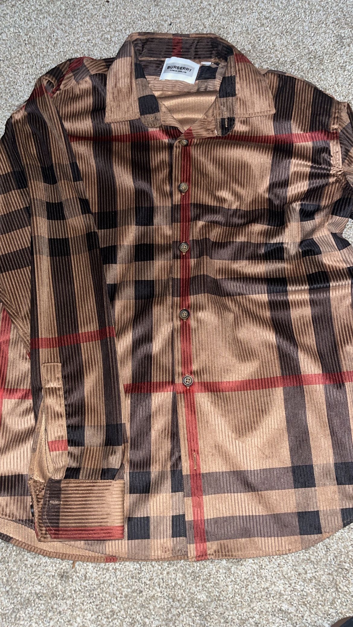 Burberry flannel