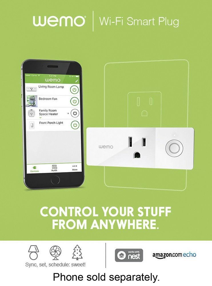WeMo WiFi Smart Plug! Brand new!