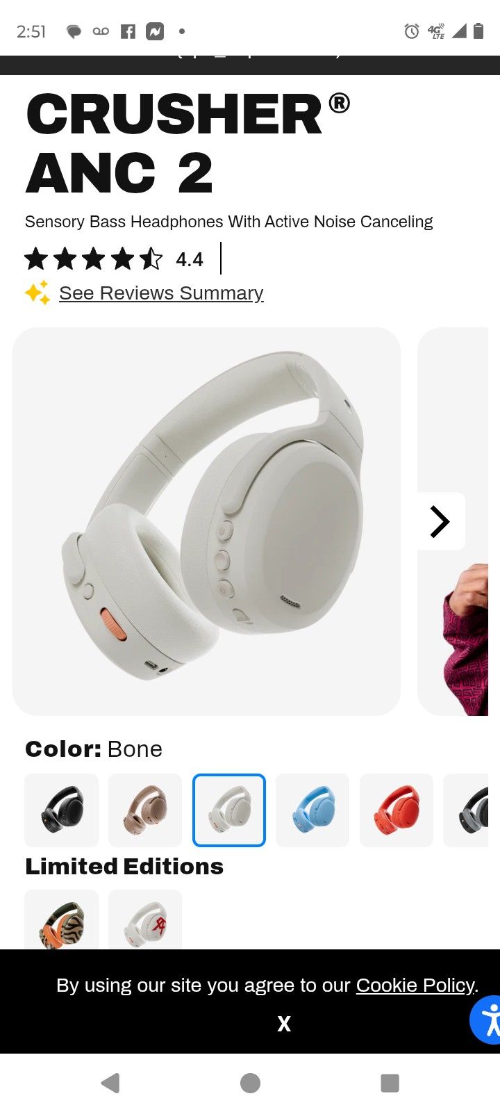 !!!Flash sale!!!Flash Sale!!! Skullcandy Crusher ANC 2 Headphones Brand New