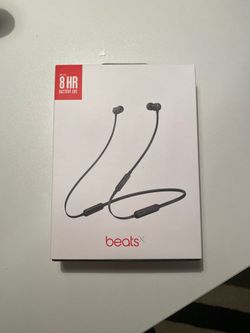 BeatsX Wireless Earphones - Apple W1 Headphone Chip, Class 1 Bluetooth, 8 Hours Of Listening Time - Black