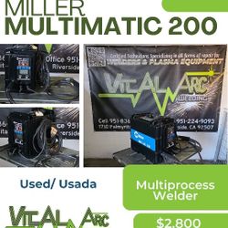 0189 - MILLER MULTIPROCESS MULTIMATIC 200 – Multiprocess Welder / VITAL ARC WELDING