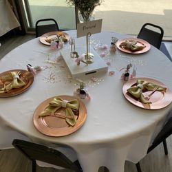 Wedding Baby Shower Linens Chargers Napkins Tablecloths Set