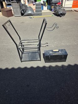 Wood rack & coals box