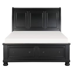 Brand New Black Storage King Bedframe