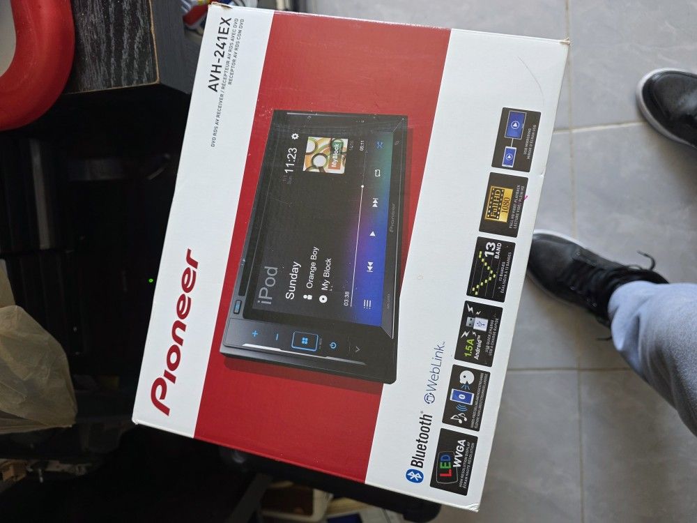 Pioneer Avh 241ex Dvd Double Din