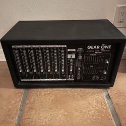 PA System Gear One mixer and kustom monitors