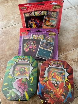Pokémon Ascended Heroes (2x tins x 2x tech sticker packs)
