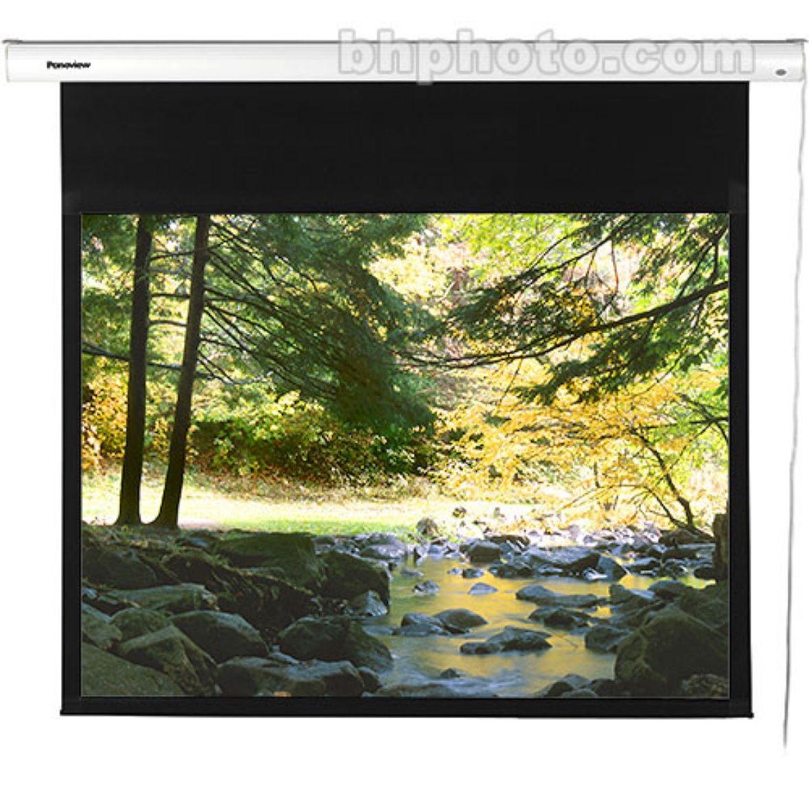 Optoma Panoview 120" Motorized Front Projection Screen, Model DEMW3120E