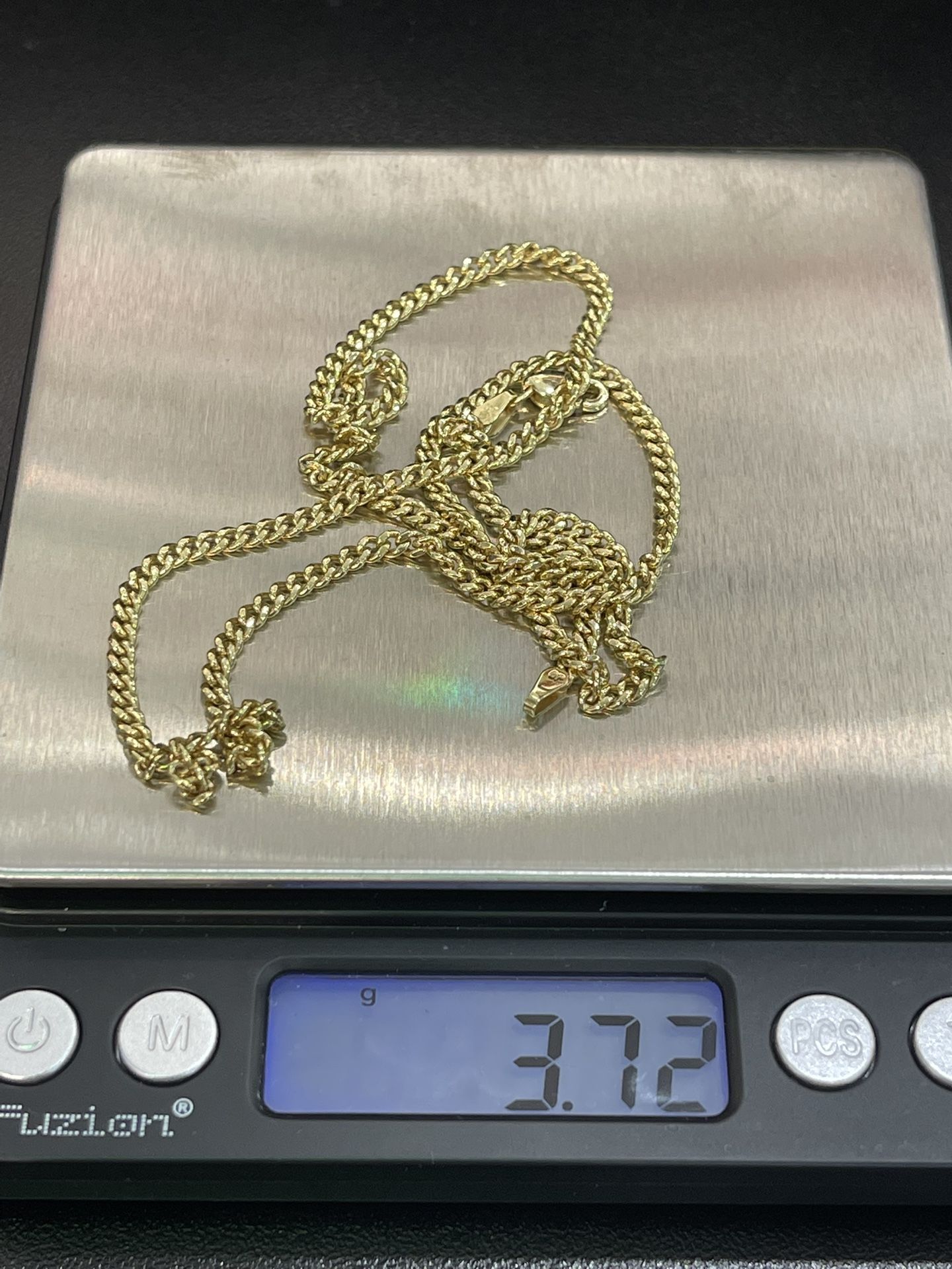 10k 3mm Gold Cuban Chain