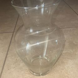 Clear Glass Vase