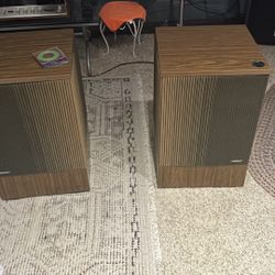 Vintage ﻿pair of Bose 501 speakers.   These look and sound amazing and 100% original