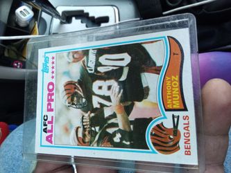 1982 Topps Anthony Munoz AFC All Pro Bengals Card