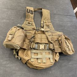 US Army Coyote Molle FLC w. ALICE-type Butt Pack+