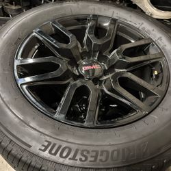 2026 GMC Sierra 1500 20” Black Wheels (set Of 4)