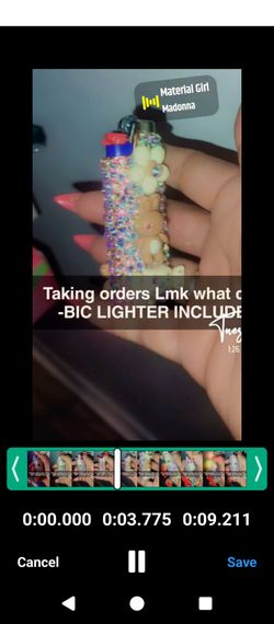 Cover and lighter included