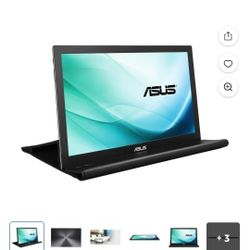 ASUS Mb169b+ 15.6-Inch Led Portable Monitor, Black/Silver