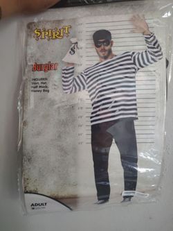Spirit Burglar Halloween Costume Adult LG/XL