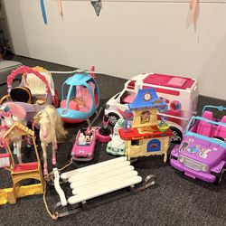 Large Lot of Barbie & Girls’ Toys – Great Condition! 🌟