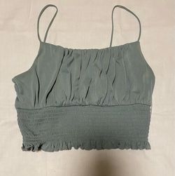 Love tree spaghetti strap crop top