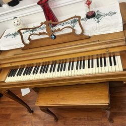 Piano With Seat