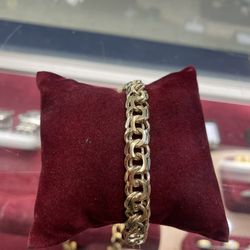 10K Gold Chino Link Bracelet