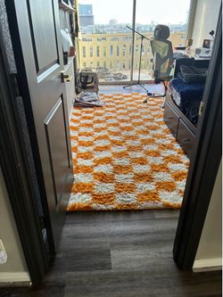 Orange rug