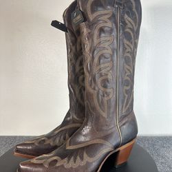 Shyanne Women's High Desert Western leather Boots Snip Toe Size 11 MSRP $249 