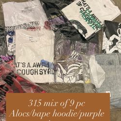 Bulk/alocs/bape/purple jeans