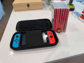 Nintendo switch with games