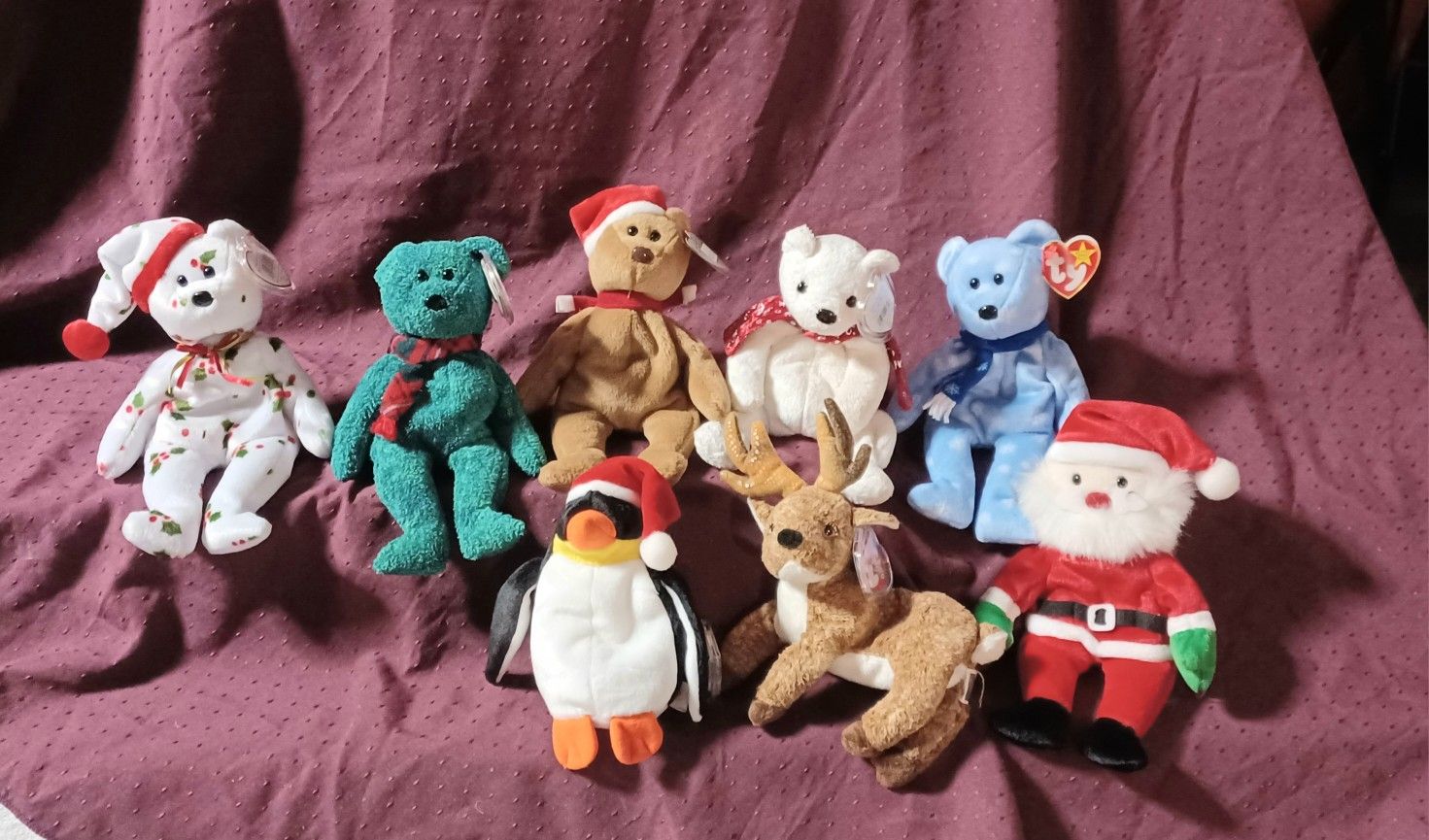 Vintage christmas beanie bears all 7 For $ 28