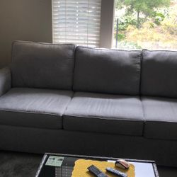 Like Brand New 3 Seater Couch and Loveseat grey 