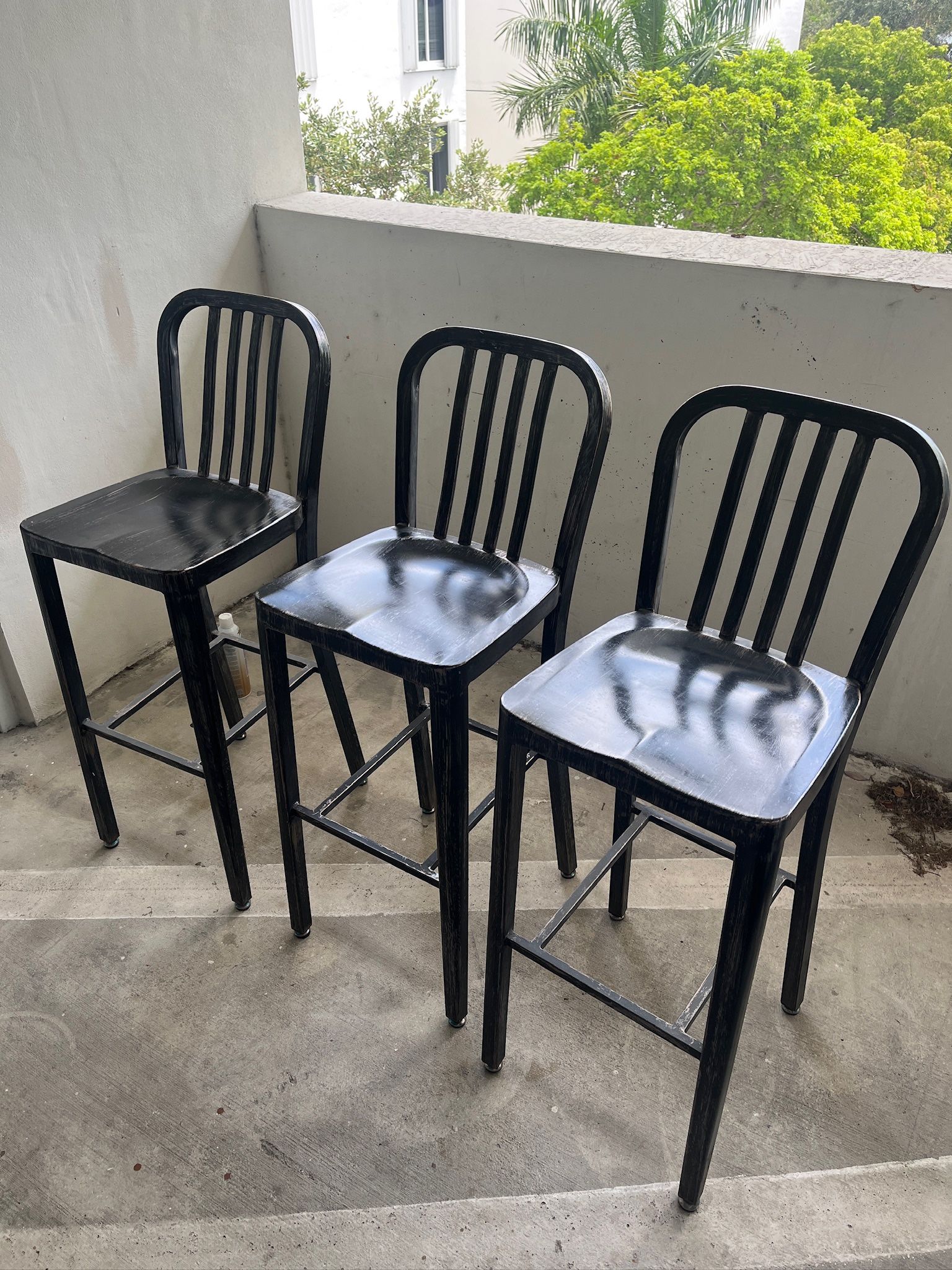 30 Inch Metal Stools $295