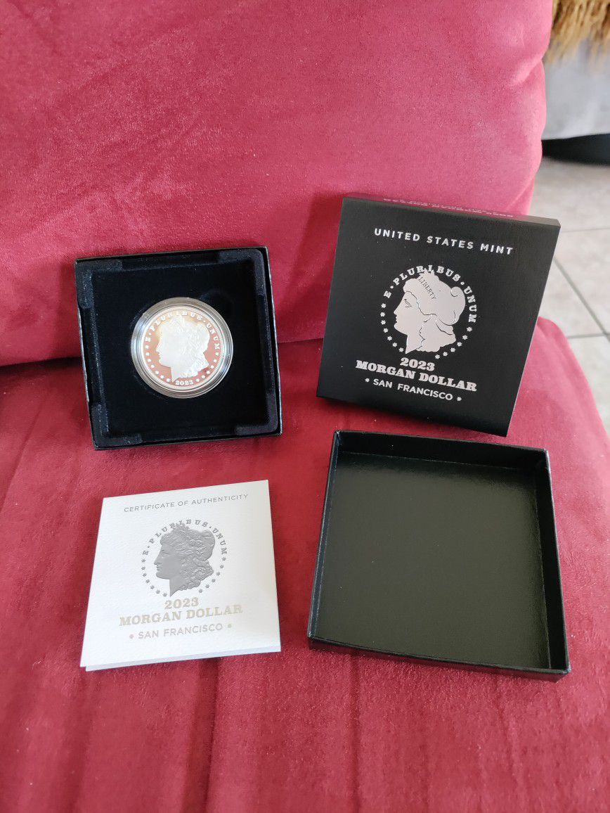 Collectibles.2023 S Morgan Silver Dollar PROOF Coin.Beautiful.