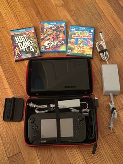 Nintendo Wii U Console Bundle with 3 Games