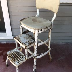 Vintage Step Stool or Plant Stand