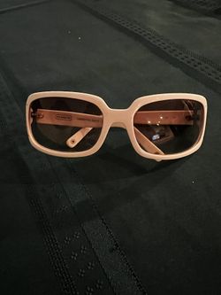 PRICE DROP! Coach Samantha S425 SUNGLASSES 63-18-110 White Rectangle 13354