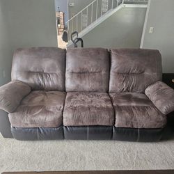 Couch, Loveseat With Center Console, End Tables, Coffee Table, Kitchen Table With 4 Chairs