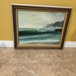 Artist Beach Painting Asking $25
