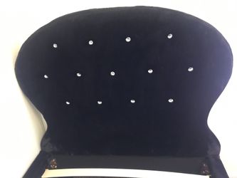 Black Furry Twin Size Bed