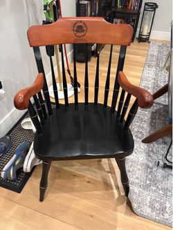 Wooden professors chair