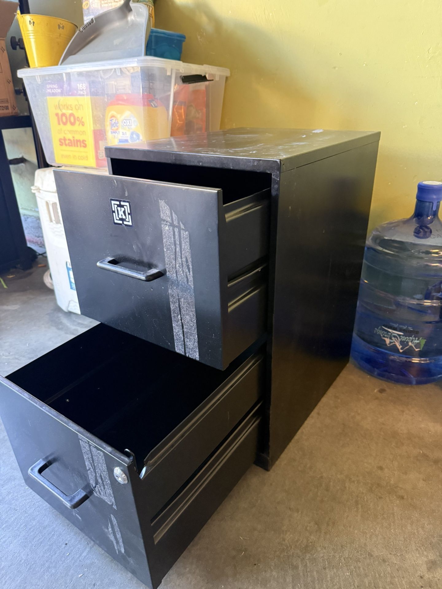 Black Filing Cabinet