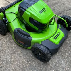 Greenworks Pro 21 in electric mower