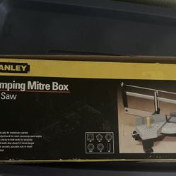 Stanley Clamping Mitre Box With Saw