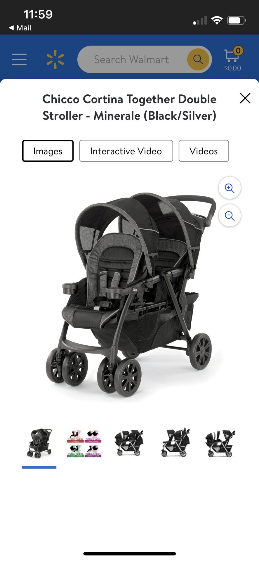 Chicco Double Stroller