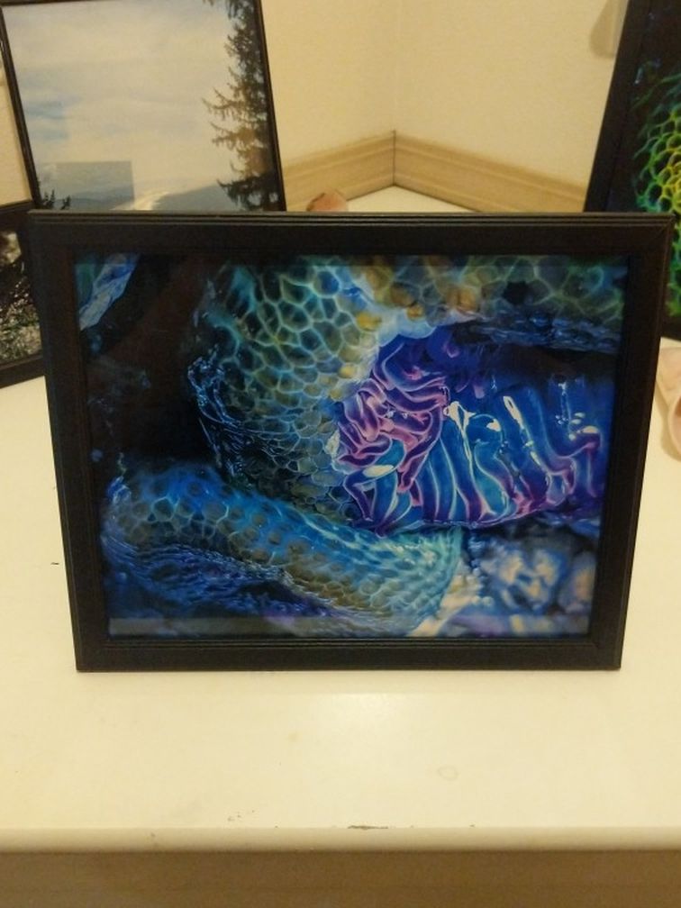 Framed Picture I Created. Ocean Art