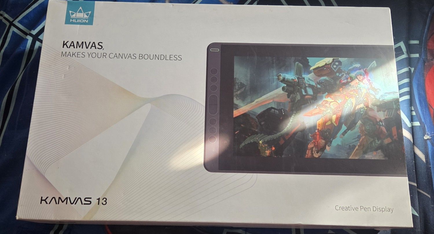 Huion Kamvas 13 Drawing Tablet Full Set, Tablet & Accessories Included