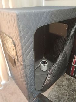 HOME SPA - HOT SPA - HOT STEAM RECOVERY / POST-WORKOUT HOT THERAPY - PORTABLE LARGE HOT STEAM ROOM